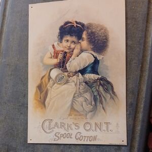 Spool Cotton Vintage Poster